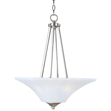 Maxim Lighting Aurora 2-Light Invert Bowl Pendant - 120V - Satin Nickel