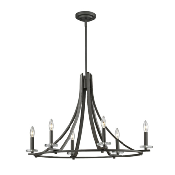 Z-Lite Verona 6-Light Chandelier - 120V - Bronze