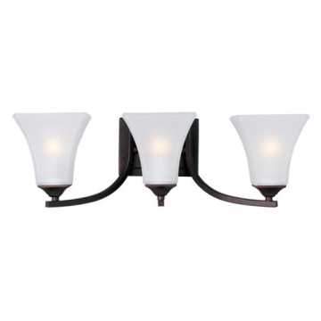 Maxim Lighting Aurora 3-Light Bath Vanity Light - 120V - Oil Rubbed Bronze