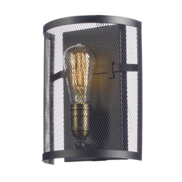Maxim Lighting Palladium 1-Light Wall Sconce - 120V - Black / Natural Aged Brass