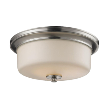 Z-Lite Cannondale 3-Light Flush Mount - 120V - Brushed Nickel