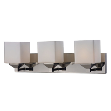 Z-Lite Quube 3-Light Vanity - 120V - Chrome