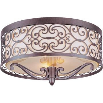 Maxim Lighting Mondrian 2-Light Flush Mount - 120V - Umber Bronze