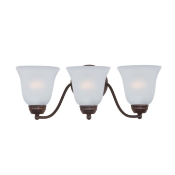 Maxim Lighting Basix 3-Light Bath Vanity Light - 120V - Oil Rubbed Bronze