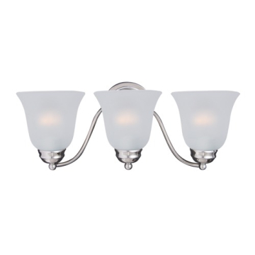 Maxim Lighting Basix 3-Light Bath Vanity Light - 120V - Polished Chrome