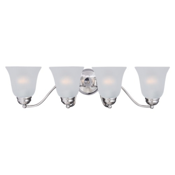 Maxim Lighting Basix 4-Light Bath Vanity Light - 120V - Polished Chrome