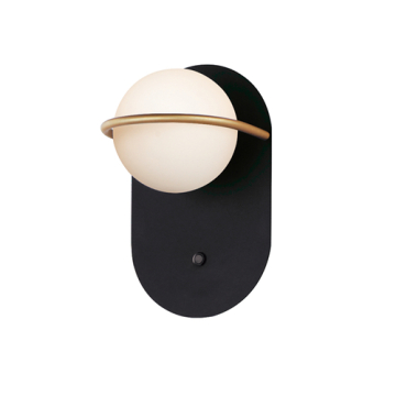 Maxim Lighting Revolve 1-Light Wall Sconce - 120V - Black / Gold