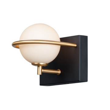 Maxim Lighting Revolve 1-Light Wall Sconce - 120V - Black / Gold