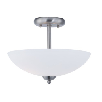 Maxim Lighting Taylor 2-Light Semi-Flush Mount - 120V - Satin Nickel
