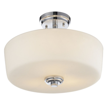 Z-Lite Lamina 3-Light Semi-Flush Mount - 120V - Chrome 