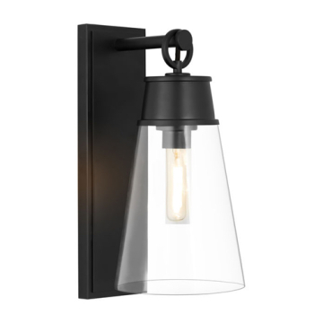 Z-Lite Wentworth 16" 1-Light Wall Sconce - 120V - Matte Black