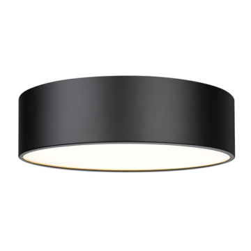 Z-Lite Harley 4-Light Flush Mount - 120V - Matte Black