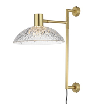 Maxim Lighting Metropolis 1-Light Swing Arm LED Sconce - 3000K - 120V - Satin Brass