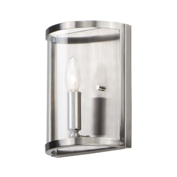 Maxim Lighting Sentinel 1-Light Wall Sconce - 120V - Satin Nickel