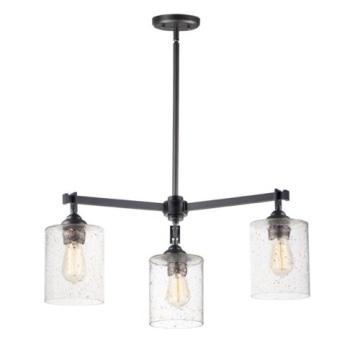 Maxim Lighting Stonehenge 3-Light Chandelier - 120V - Bronze