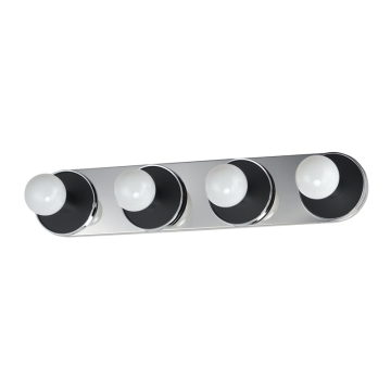 Maxim Lighting Hollywood 4-Light Sconce w/ LED Bulb - 3000K - 120V - Polished Chrome