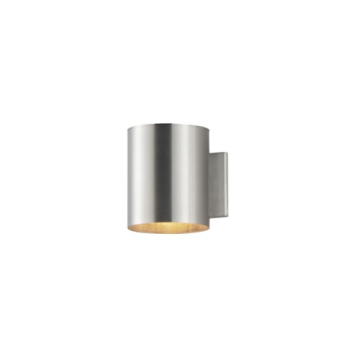 Maxim Lighting Outpost 1-Light 6" x 7" Outdoor Wall Sconce - 120V - Brushed Aluminum