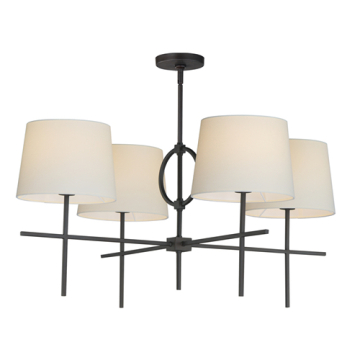 Maxim Lighting Paoli 4-Light Pendant - 120V - Charcoal Bronze