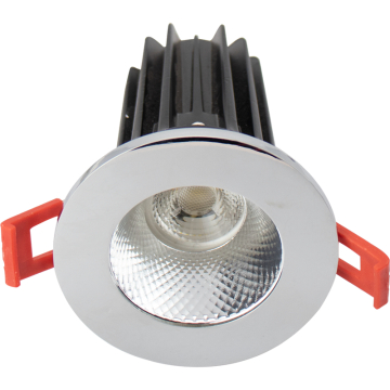 Lotus 2" LED Recessed Downlight - 8W - 2700K - 580 Lumens - Diamond Reflector - Round Chrome Trim - 120V