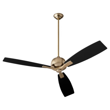 Oxygen Lighting Juno 60" Ceiling Fan - 120V - Aged Brass