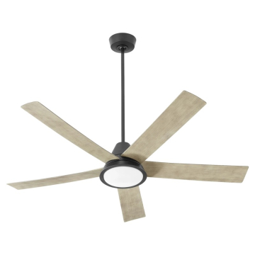 Oxygen Lighting Temple 56" LED Ceiling Fan - 3000K - 120V - Black