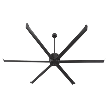 Oxygen Lighting Enorme 100" Outdoor Ceiling Fan - 120V - Black