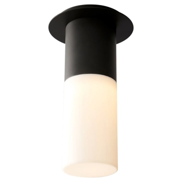 Oxygen Lighting Pilar Large LED Flush Mount Cylinder - 3000K - 120-277V - Black