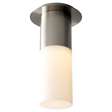 Oxygen Lighting Pilar Large LED Flush Mount Cylinder - 3000K - 120-277V - Satin Nickel
