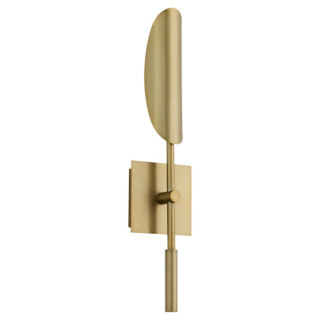 Oxygen Lighting Pivot LED Wall Sconce - CCT Selectable - 120-277V - Aged Brass