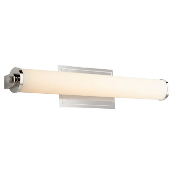 Oxygen Lighting Tempus 24" LED Vanity Light - 3000K - 120V - Polished Nickel
