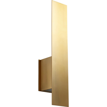 Oxygen Lighting Reflex 2-Light Wall Sconce - 120V - Aged Brass