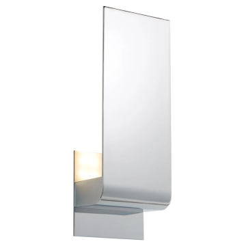 Oxygen Lighting Halo 14" LED Wall Sconce - 3000K - 120-277V - Polished Chrome
