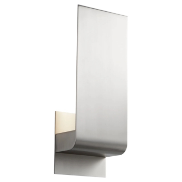 Oxygen Lighting Halo 14" LED Wall Sconce - 3000K - 120-277V - Satin Nickel
