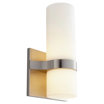 Oxygen Lighting Olio Large LED Wall Sconce - 3000K - 120-277V - Satin Nickel
