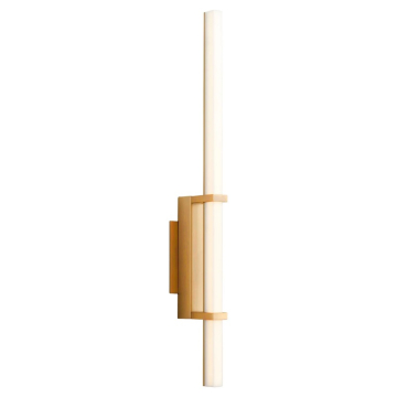 Oxygen Lighting Wand LED Wall Sconce - 3000K - 120-277V - Aged Brass