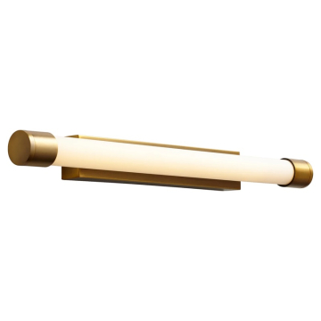 Oxygen Lighting Zenith II 24" LED Vanity Light - 3000K - 120-277V - Aged Brass