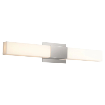 Oxygen Lighting Vega LED Vanity Light - 3000K - 120-277V - Polished Nickel
