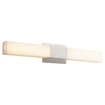 Oxygen Lighting Vega LED Vanity Light - 3000K - 120-277V - Satin Nickel