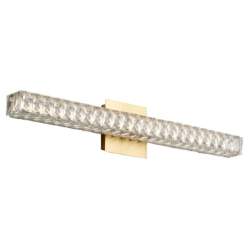Oxygen Lighting Elan 30" LED Vanity Light - CCT Selectable - 120V - Aged Brass
