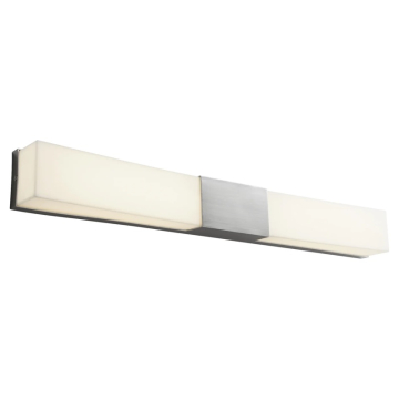 Oxygen Lighting Crescent LED Vanity Light - 3000K - 120-277V - Satin Nickel