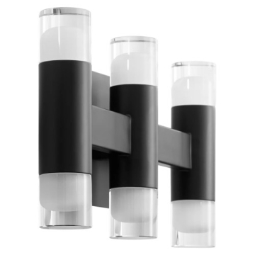 Oxygen Lighting Alarum LED Vanity Light - 3000K - 120V - Black