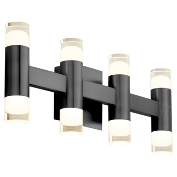Oxygen Lighting Alarum LED Vanity Light - 3000K - 120V - Black