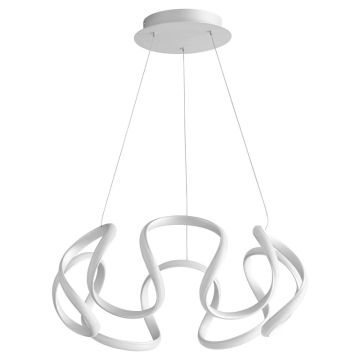 Oxygen Lighting Cirro 22" LED Pendant - 3000K - 120V - Silver Graphite