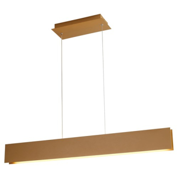 Oxygen Lighting Brio 36" LED Linear Pendant - 3000K - 120V - Powdered Gold