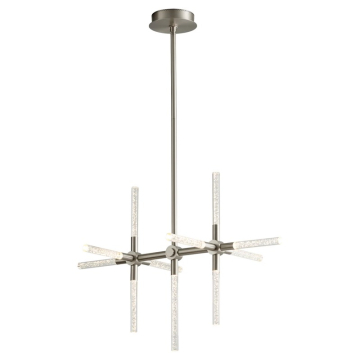 Oxygen Lighting Tali LED Chandelier - 3000K - 120V - Satin Nickel