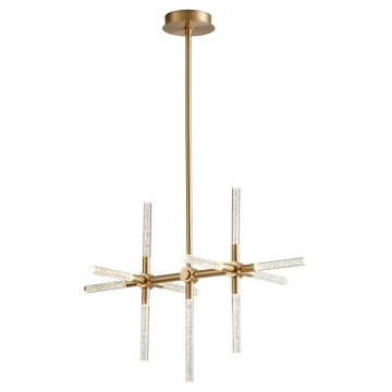 Oxygen Lighting Tali LED Chandelier - 3000K - 120V - Aged Brass