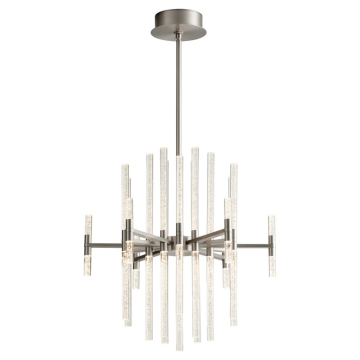 Oxygen Lighting Miro LED Chandelier - 3000K - 120V - Satin Nickel