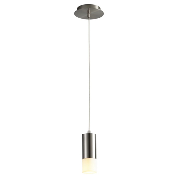 Oxygen Lighting Magneta LED Pendant - 3000K - 120-277V - Matte White Acrylic / Satin Nickel