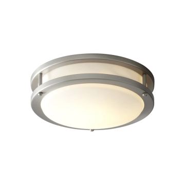 Oxygen Lighting Oracle 10" LED Ceiling Mount - 3000K - 120-277V - Satin Nickel