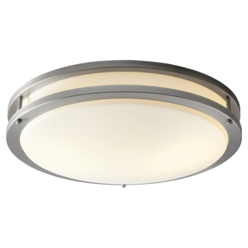 Oxygen Lighting Oracle 18" LED Ceiling Mount - 3000K - 120-277V - Satin Nickel